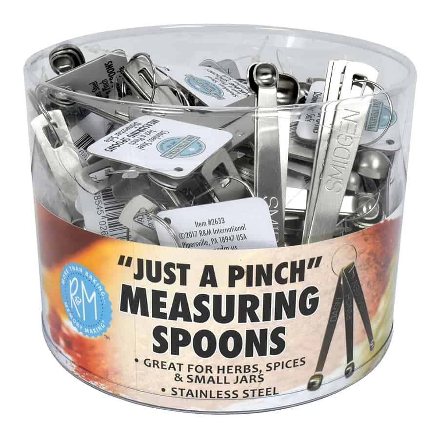 Just A Pinch Measuring Spoons S/S Bucket /48