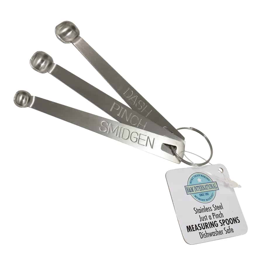 Just A Pinch Measuring Spoons S/S Bucket /48