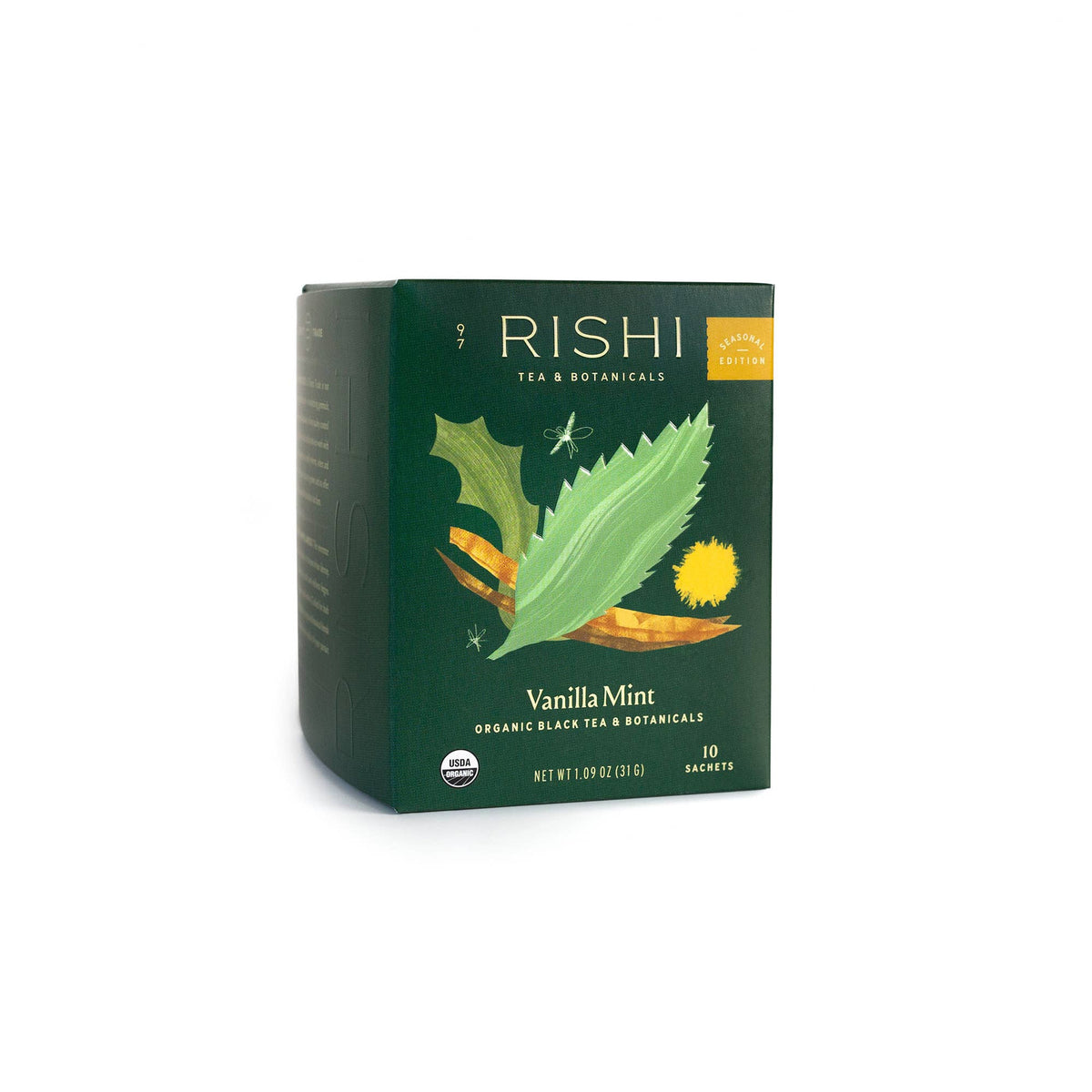 Vanilla Mint Seasonal Black Tea Blend Sachets
