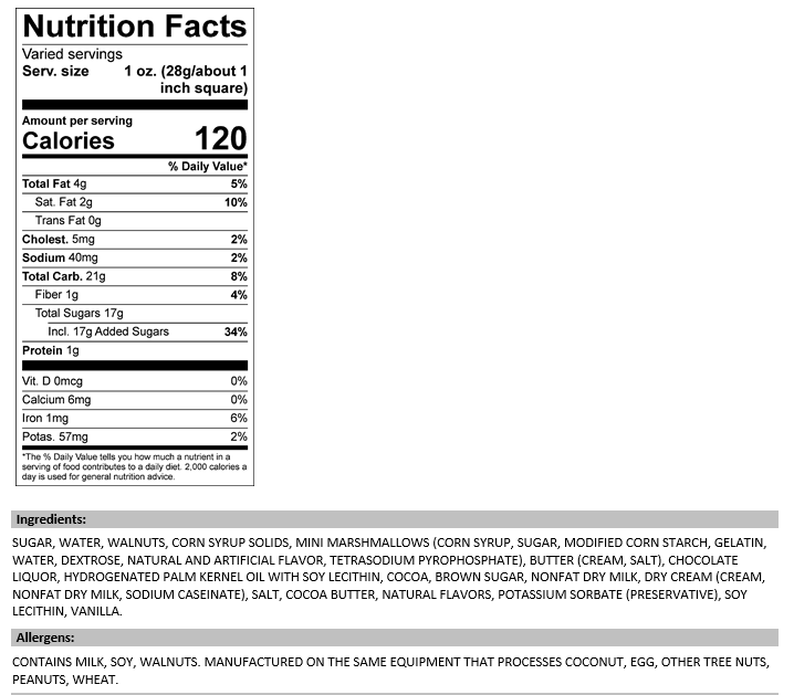 Rocky Road Fudge Bar