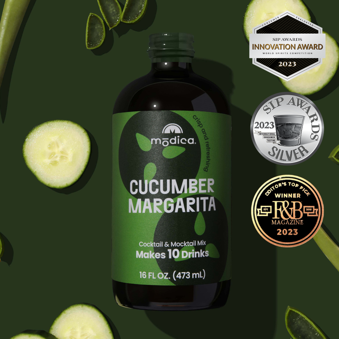 Cucumber Margarita Cocktail & Mocktail Mix + Kit