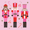 Pink Holiday Cocktail Napkins | 3 Nutcracker - 20ct: Default Title