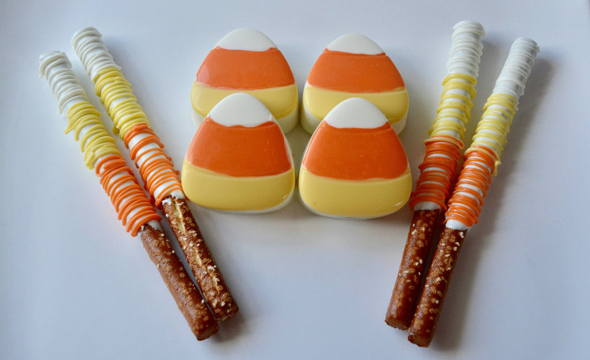 Halloween Themed Chocolate Covered Pretzels (2 pack)