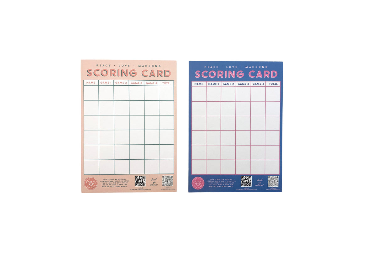 Mahjong Scoring Notepad: Chartreuse