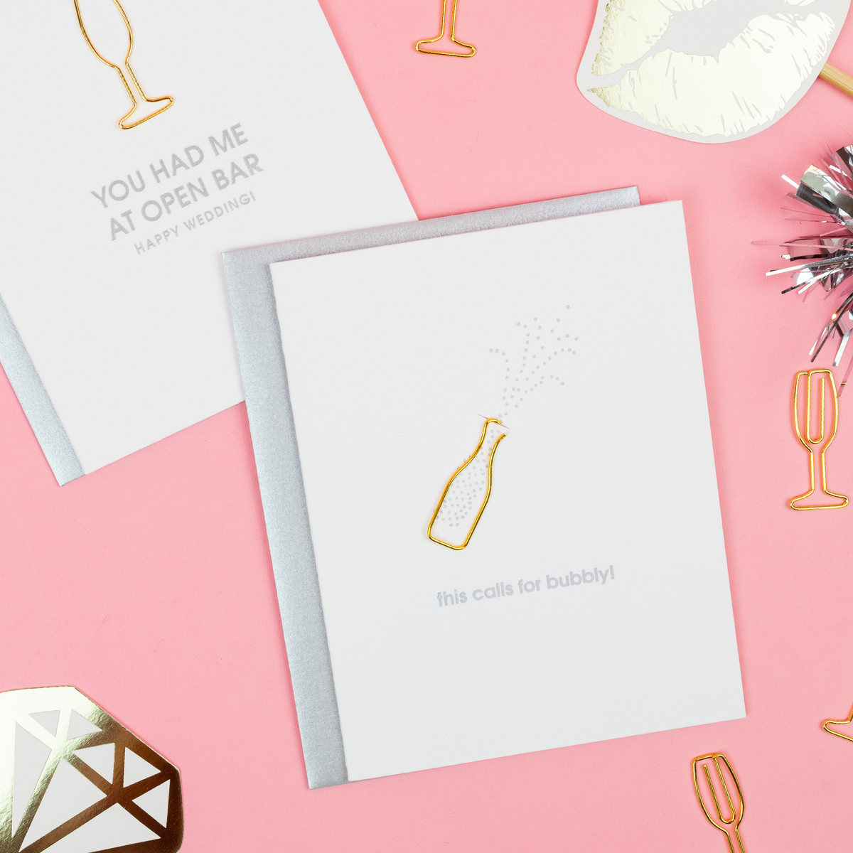 'This Calls for Bubbly!' - Congrats Card
