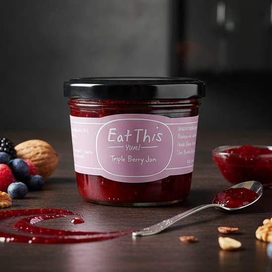 Triple Berry Jam: 7 oz