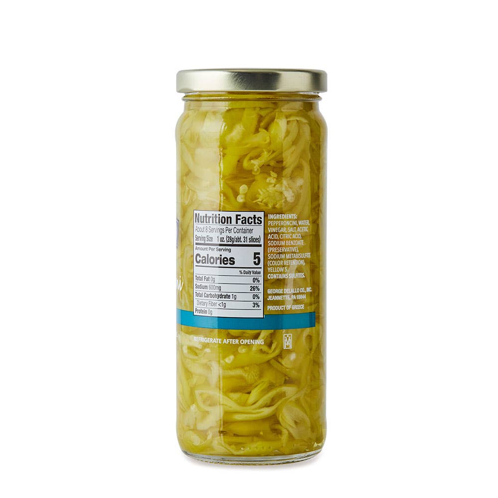 Sliced Mild Pepperoncini Peppers (16 oz.)