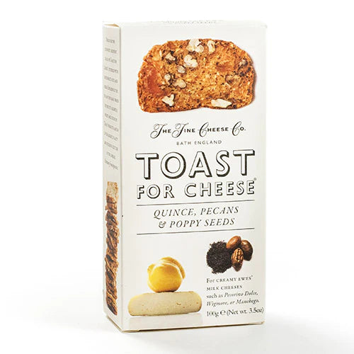Toast For Cheese Quince, Pecan & Poppy Seeds