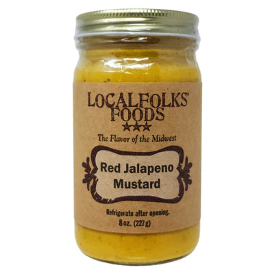Red Jalapeno Mustard - Local Folks
