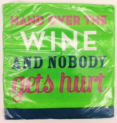 Hand Over The Wine COCKTAIL NAPKIN