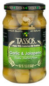 Olives Stuffed with Garlic and Jalapeño