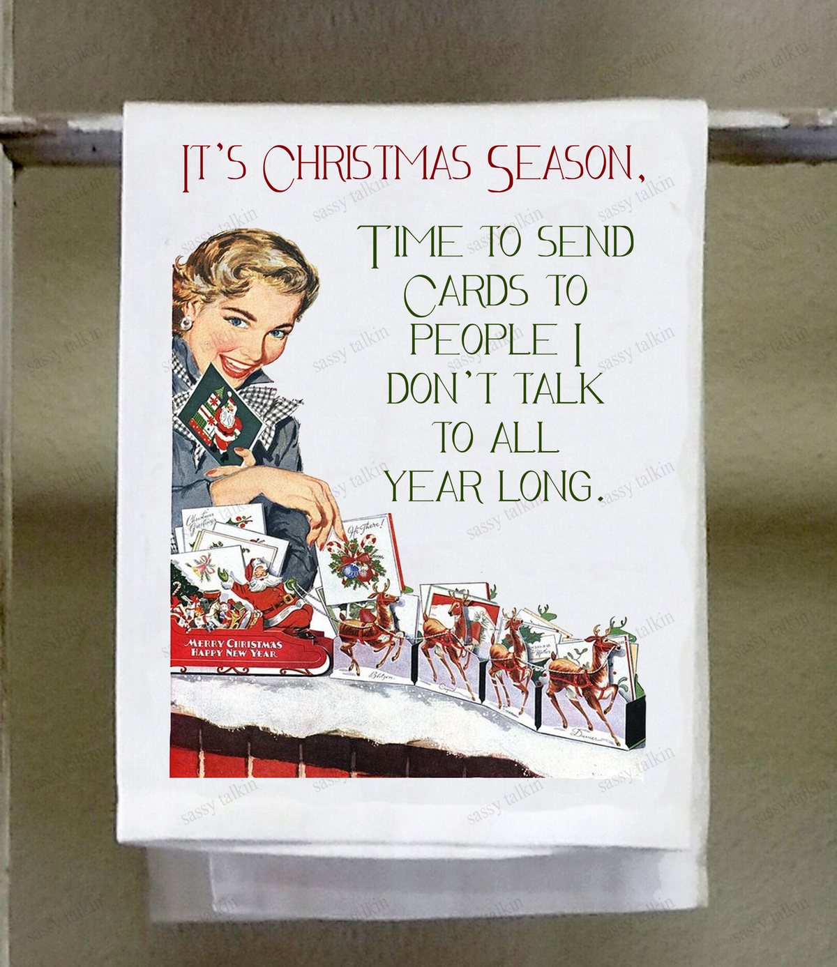 Sassy Girl, Christmas, It's Christmas Season, Time to send