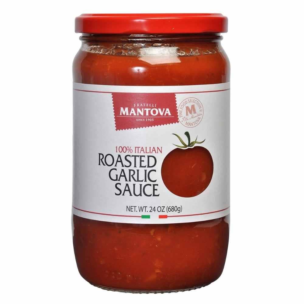 Mantova Roasted Garlic Tomato Sauce, 24 oz.
