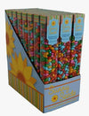 Rainbow colored Sunny Seeds in 3 oz tubes